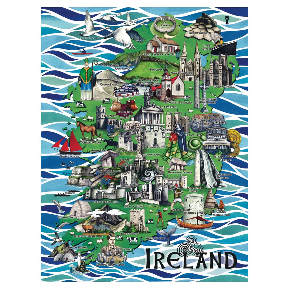 Art of Ireland Jigsaw Puzzle 1000 pieces