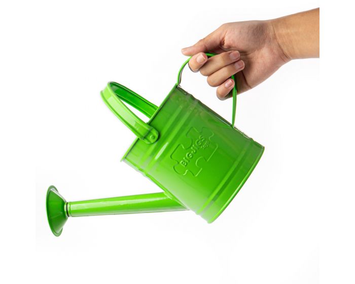 Garden tools green watering can