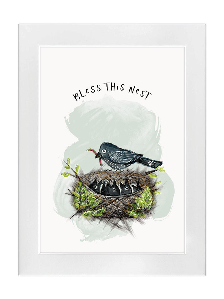 'Bless this Nest' Art Print