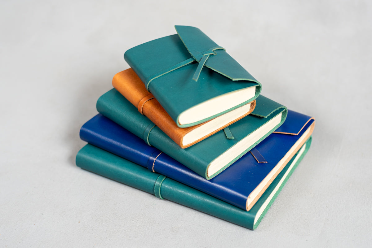 Hubert Bookbindery leather notebook - Tan