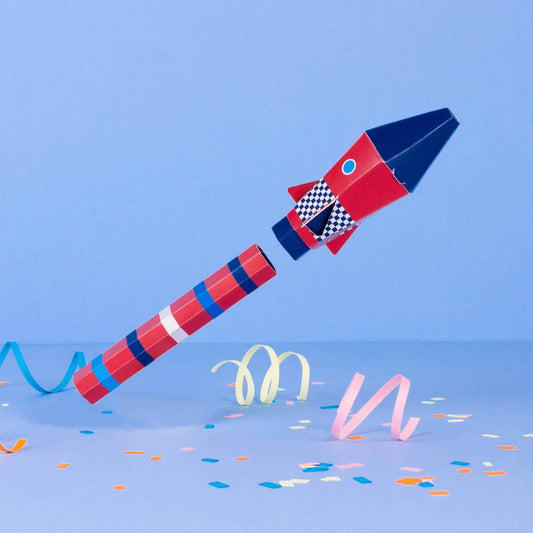 Create your own blow rocket