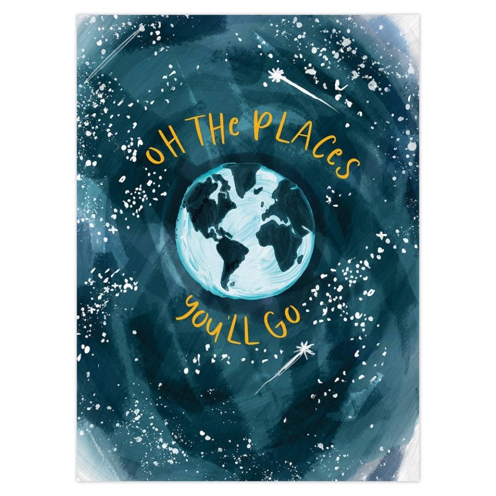 'Oh the places you'll go' Art Print
