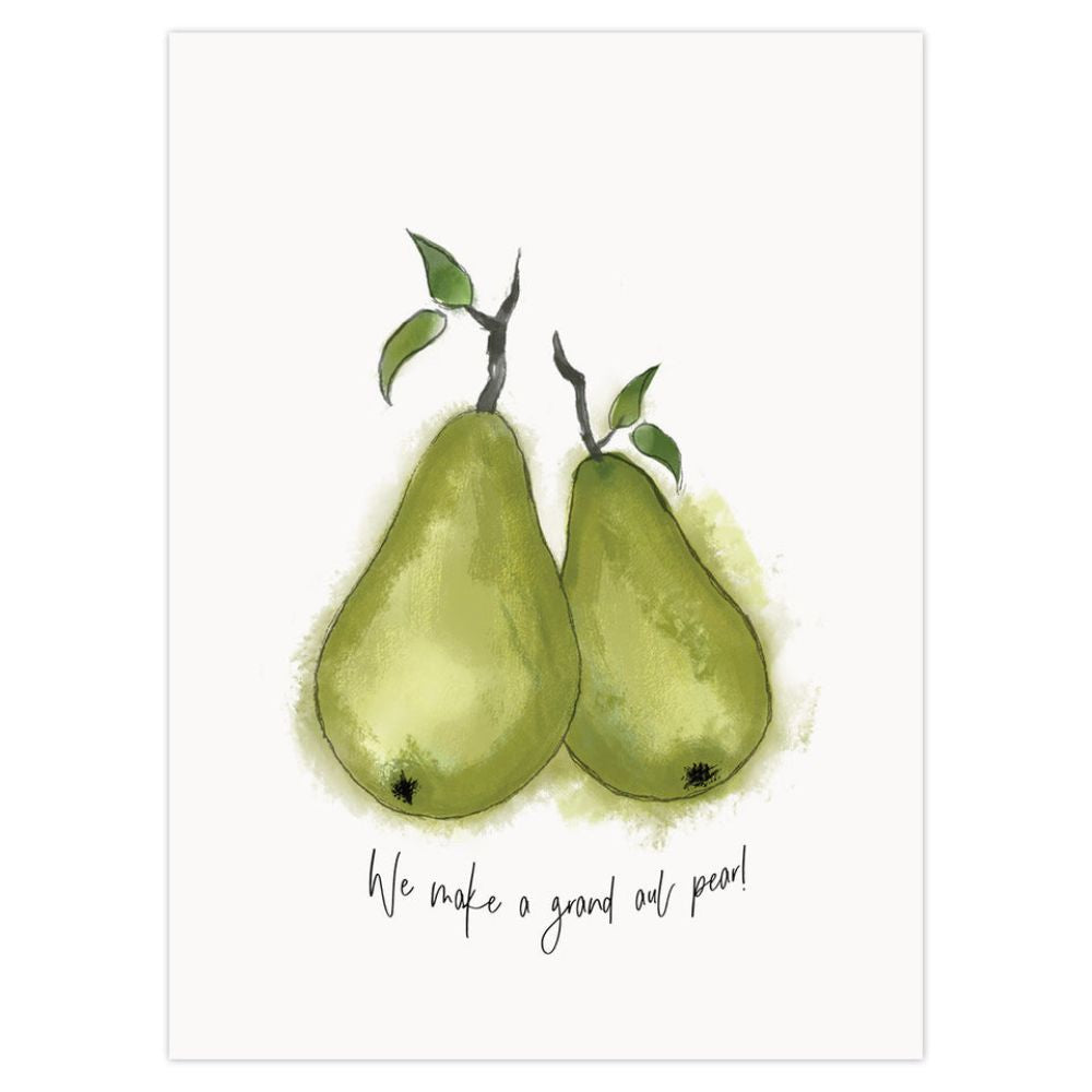 'Grand auld Pear' Art Print