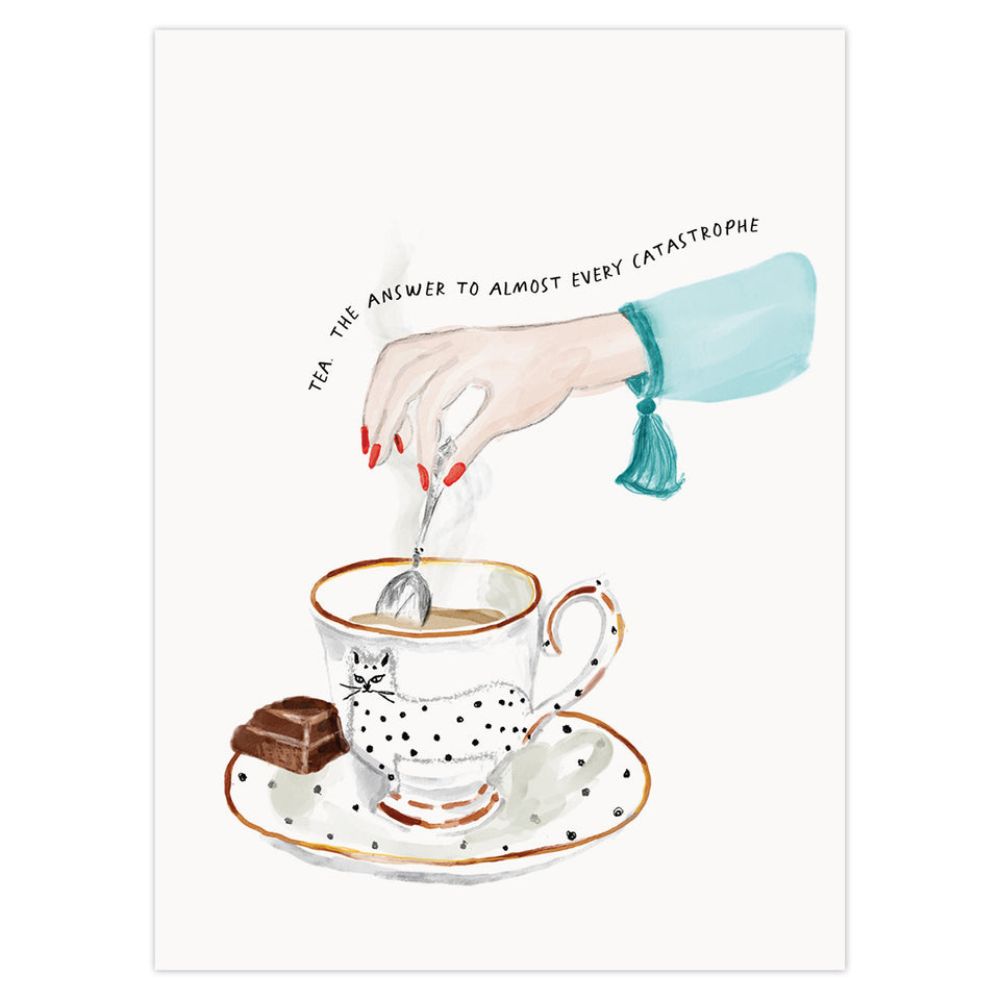 'Tea is the Answer' Art Print