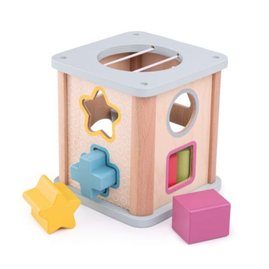 Wooden shape sorter