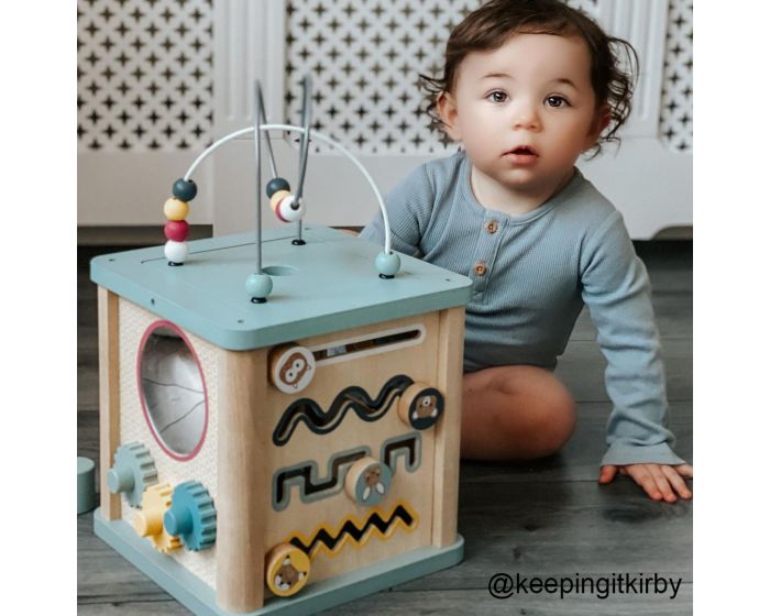 Toddler activity cube