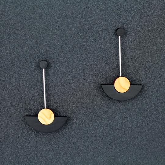 Kandinsky earrings by Rowena Sheen