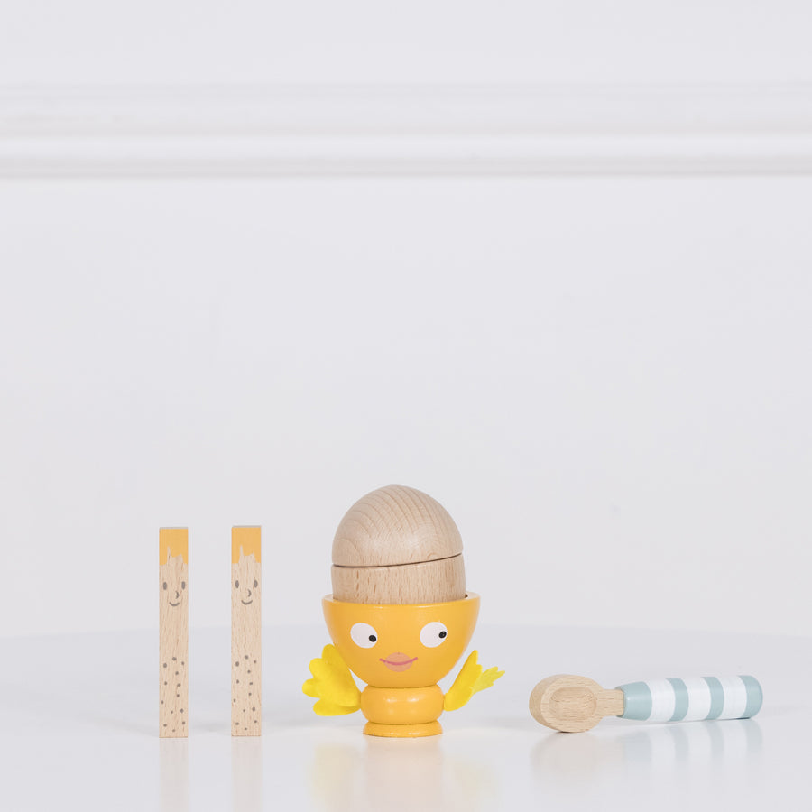 Egg cup toy set