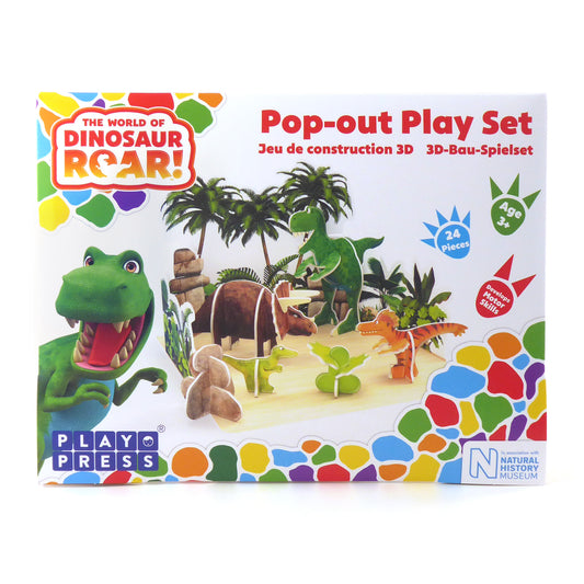 Play Press Dinosaur Roar Pop out play set