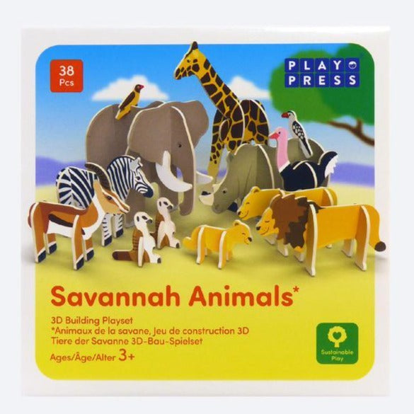 Play Press Savannah Build & Play set