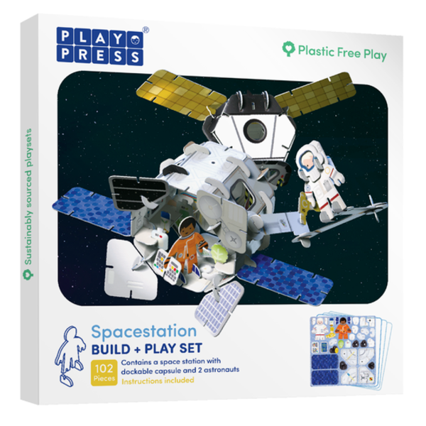Play Press Space Station Build & Play set