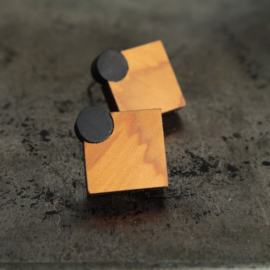 'Diamond' earrings by Rowena Sheen