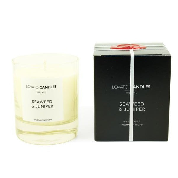 Clear Candle with Luxury Black Box