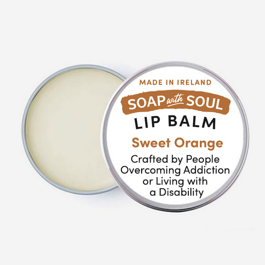 Sweet orange lip balm from Soap with Soul
