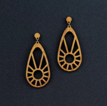 Sundial earrings by Rowena Sheen