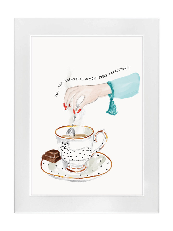 'Tea is the Answer' Art Print