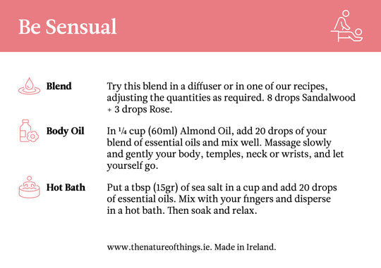 'Be Sensual' Essential oil gift set