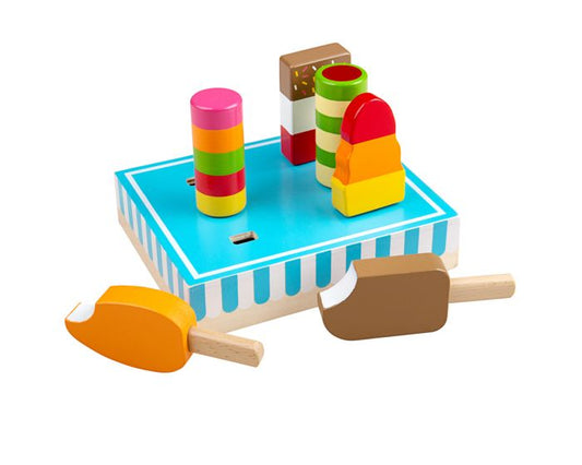 Wooden ice lollies