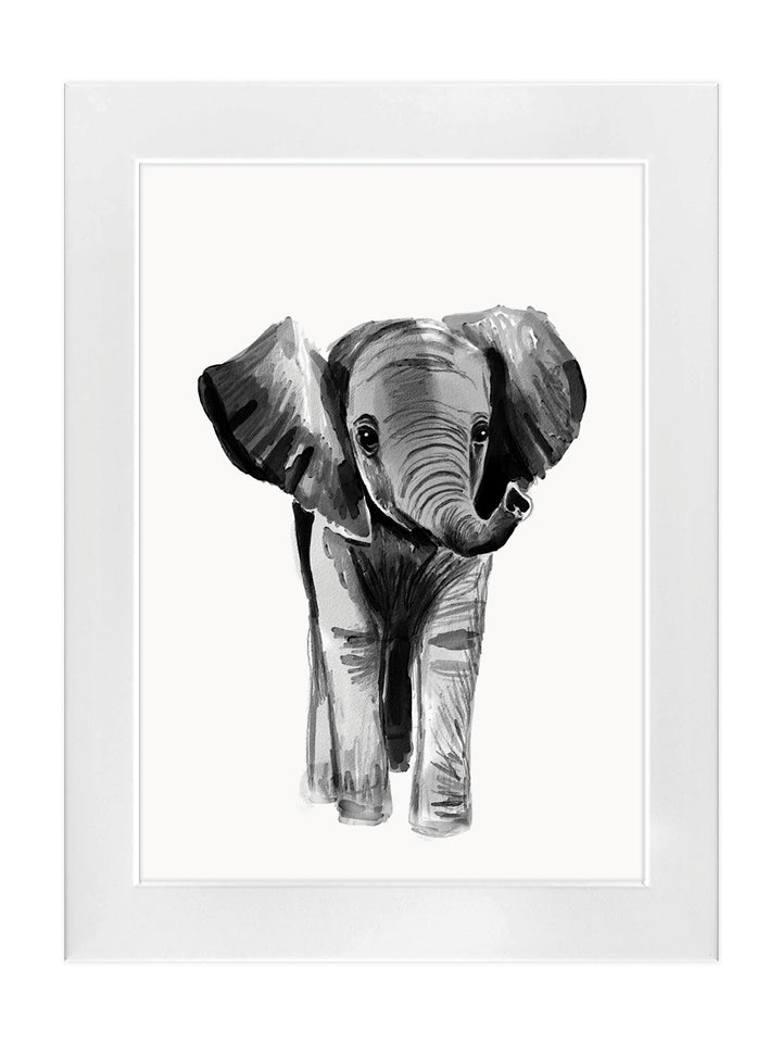 Baby elephant Art Print