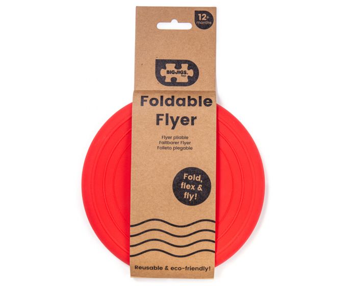 Foldable flyer frisbee
