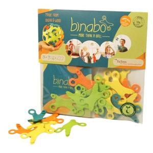 Binabo bio-plastic construction strips 60 pieces