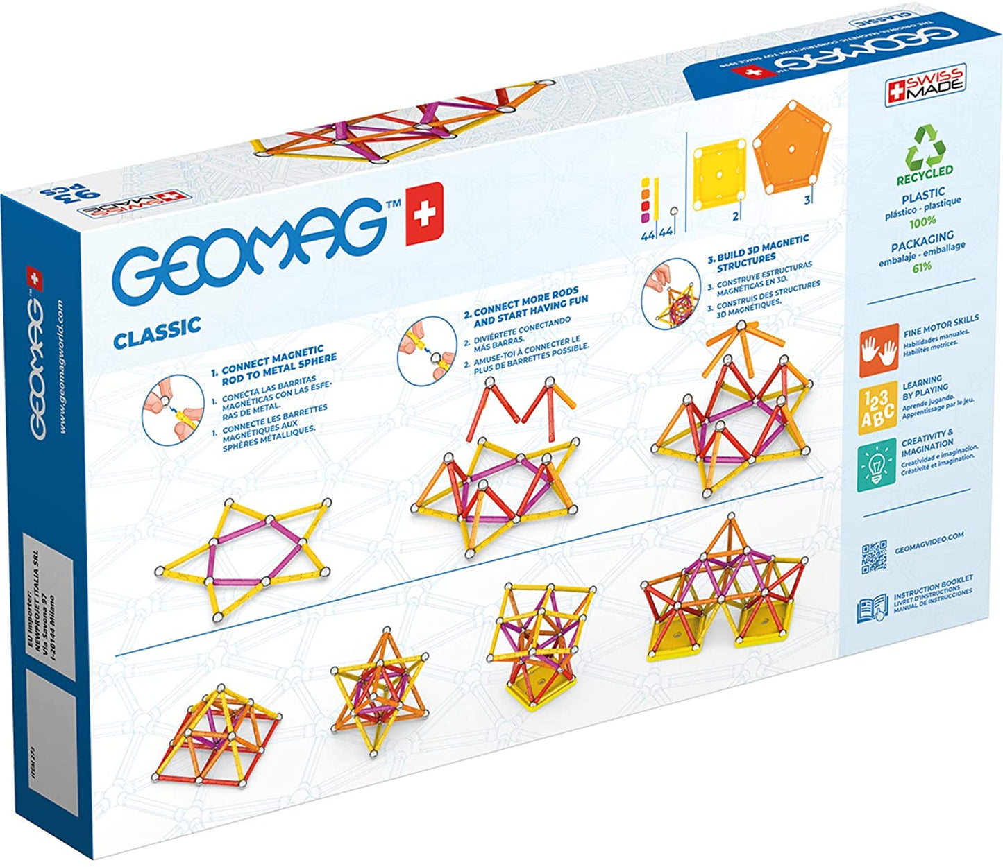 Geomag Classic Recycled set (93 pieces)