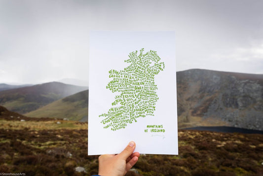 Mountains of Ireland print