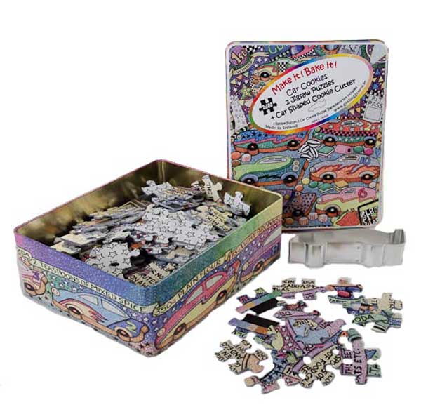 Car Cookies Puzzle - 2 x 100 piece jigsaw