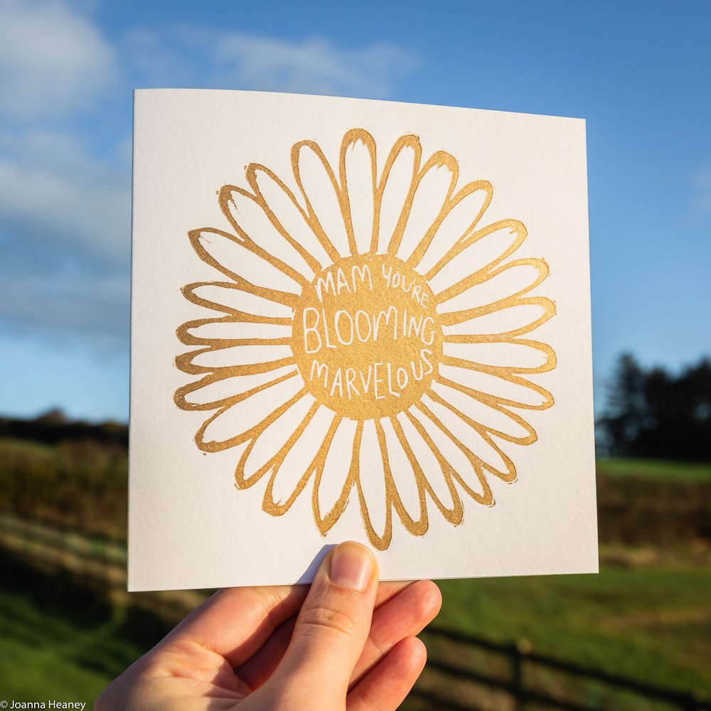 'Mam you're Blooming Marvelous' card