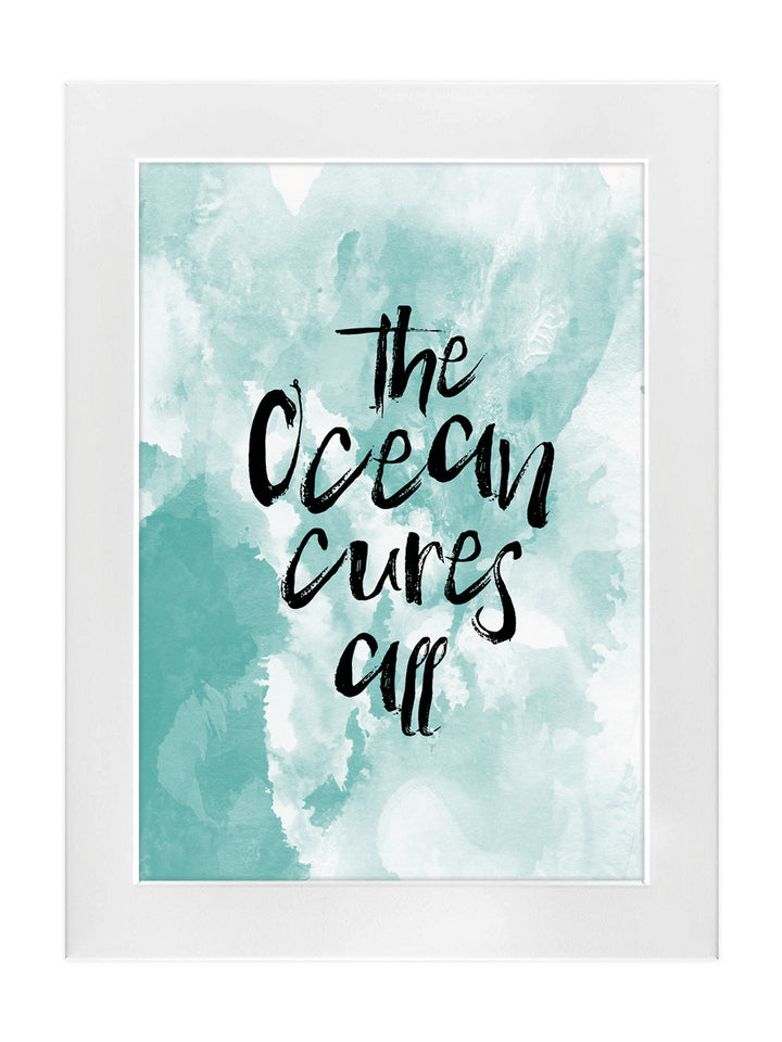 'The Ocean Cures All' Art Print