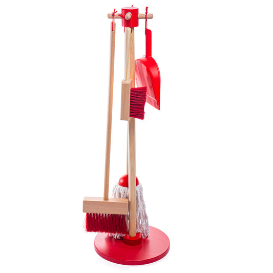 Wooden cleaning set